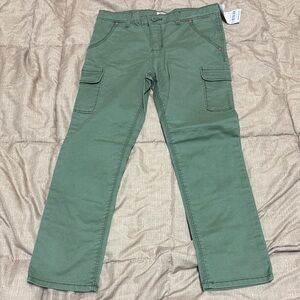 NWT OshKosh Girls Green Cargo Pants 7